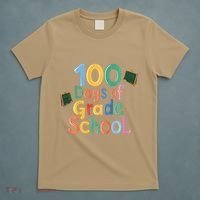 Celebrate 100 Days Of Grade School Funny T-Shirt thumb 5
