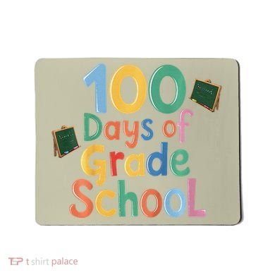Celebrate 100 Days Of Grade School Funny Mousepad