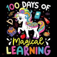 Cute 100 Days Of Magical Learning 100th Day School Unicorn Coffee Mug thumb 5