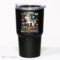 Cute 100 Days Of Magical Learning 100th Day School Unicorn Tumbler thumb 0