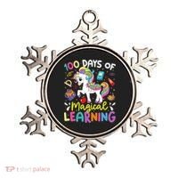 Cute 100 Days Of Magical Learning 100th Day School Unicorn Ornament thumb 0