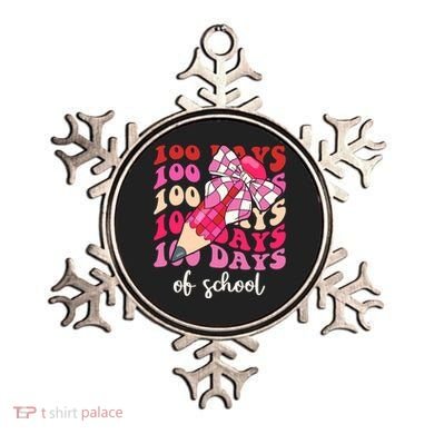Cute 100 Days Of School Ribbon Bow Ornament