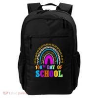 Cute 100th Day Of School Leopard Rainbow Backpack thumb 0