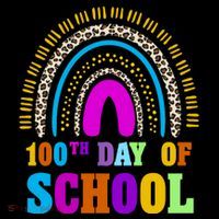 Cute 100th Day Of School Leopard Rainbow Coffee Mug thumb 5