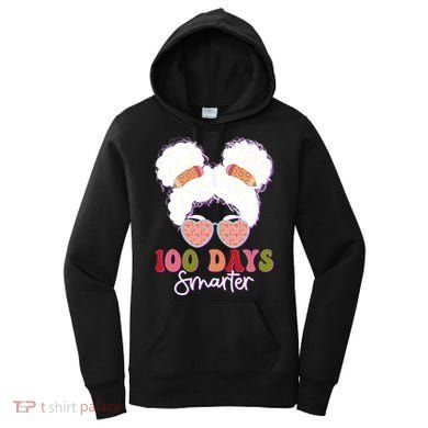Cute 100 Days Smarter Afro Puff Girl Women's Hoodie