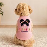 Cute 100 Days Smarter Afro Puff Girl Doggie Tank thumb 2