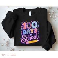 Cute 100 Days Of School Sweatshirt thumb 2