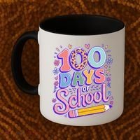 Cute 100 Days Of School Coffee Mug thumb 2