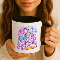 Cute 100 Days Of School Coffee Mug thumb 3