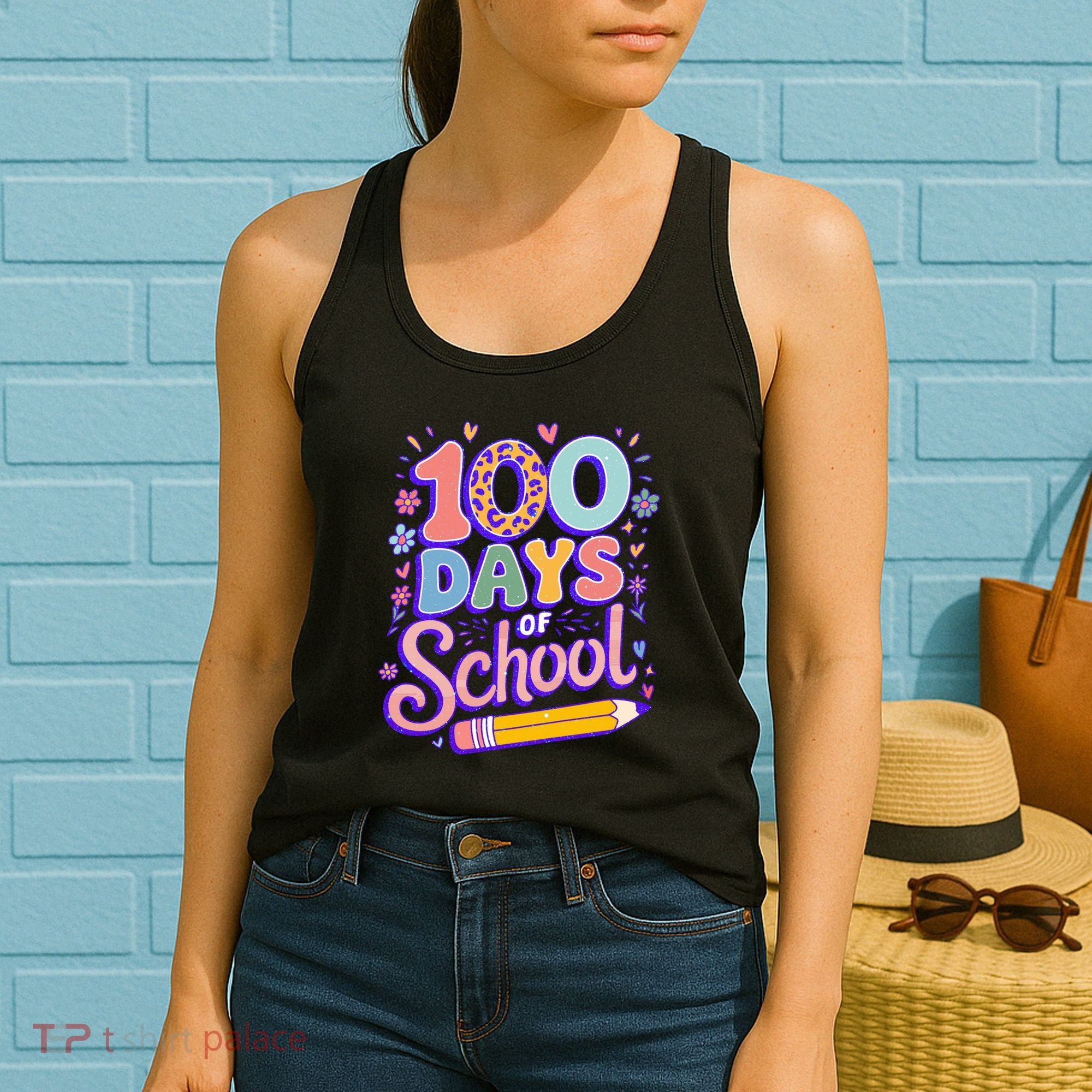 Cute 100 Days Of School Women's Tank Top