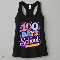 Cute 100 Days Of School Women's Tank Top thumb 3