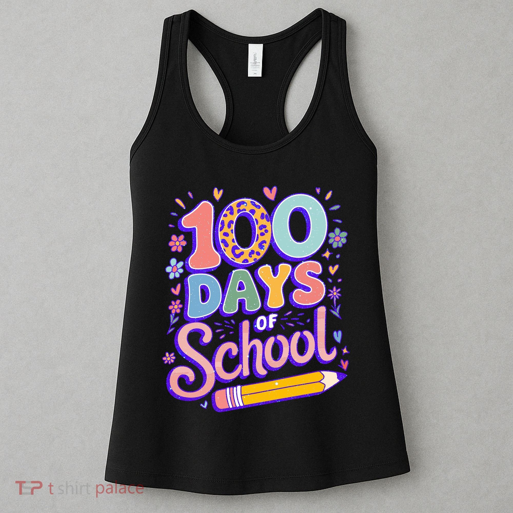 Cute 100 Days Of School Women's Tank Top