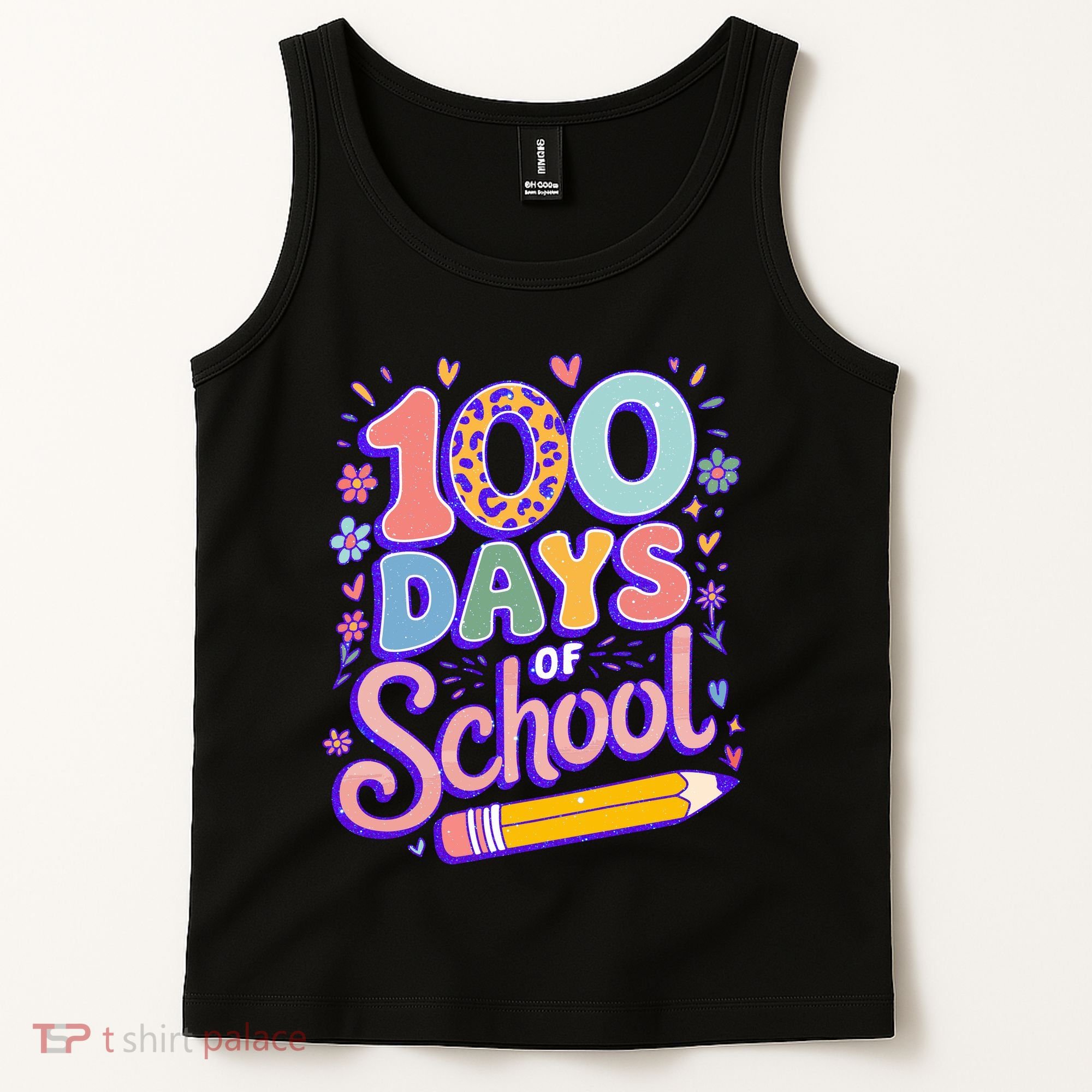 Cute 100 Days Of School Tank Top