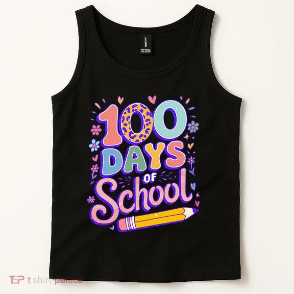 Cute 100 Days Of School Tank Top
