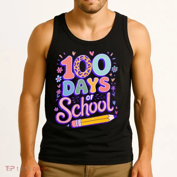 Cute 100 Days Of School Tank Top