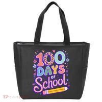 Cute 100 Days Of School Tote Bag thumb 0