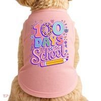 Cute 100 Days Of School Doggie Tank thumb 0