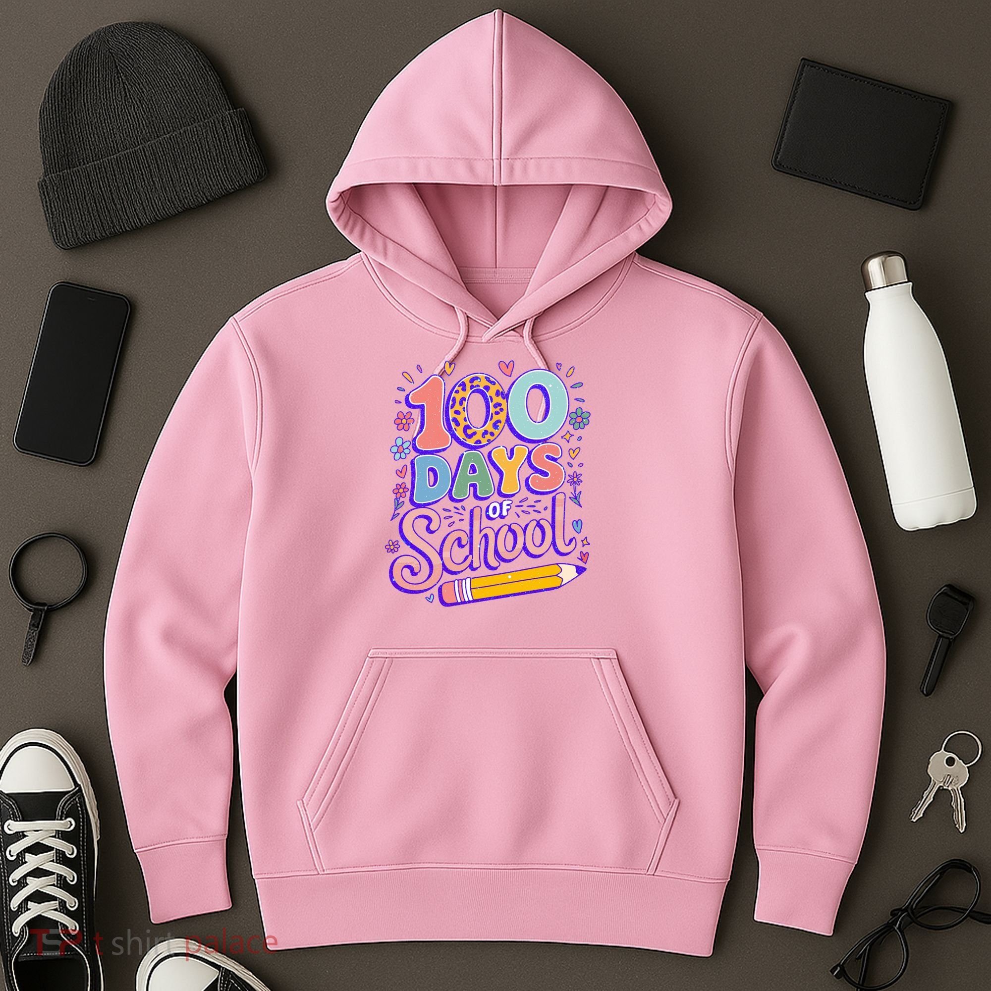 Cute 100 Days Of School Hoodie