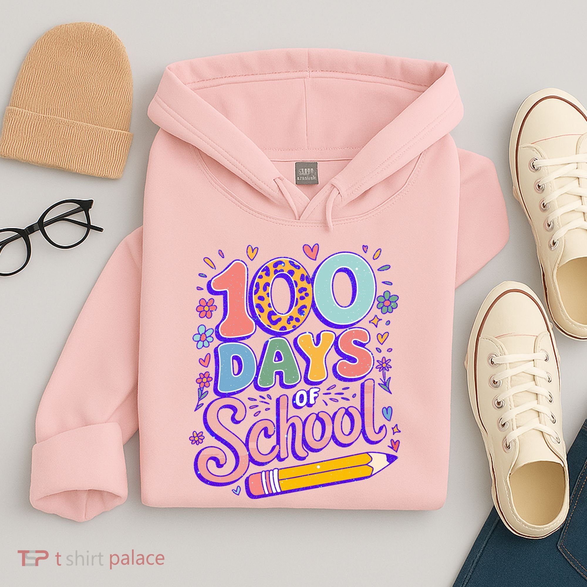 Cute 100 Days Of School Hoodie