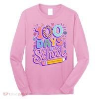 Cute 100 Days Of School Long Sleeve Shirt thumb 0