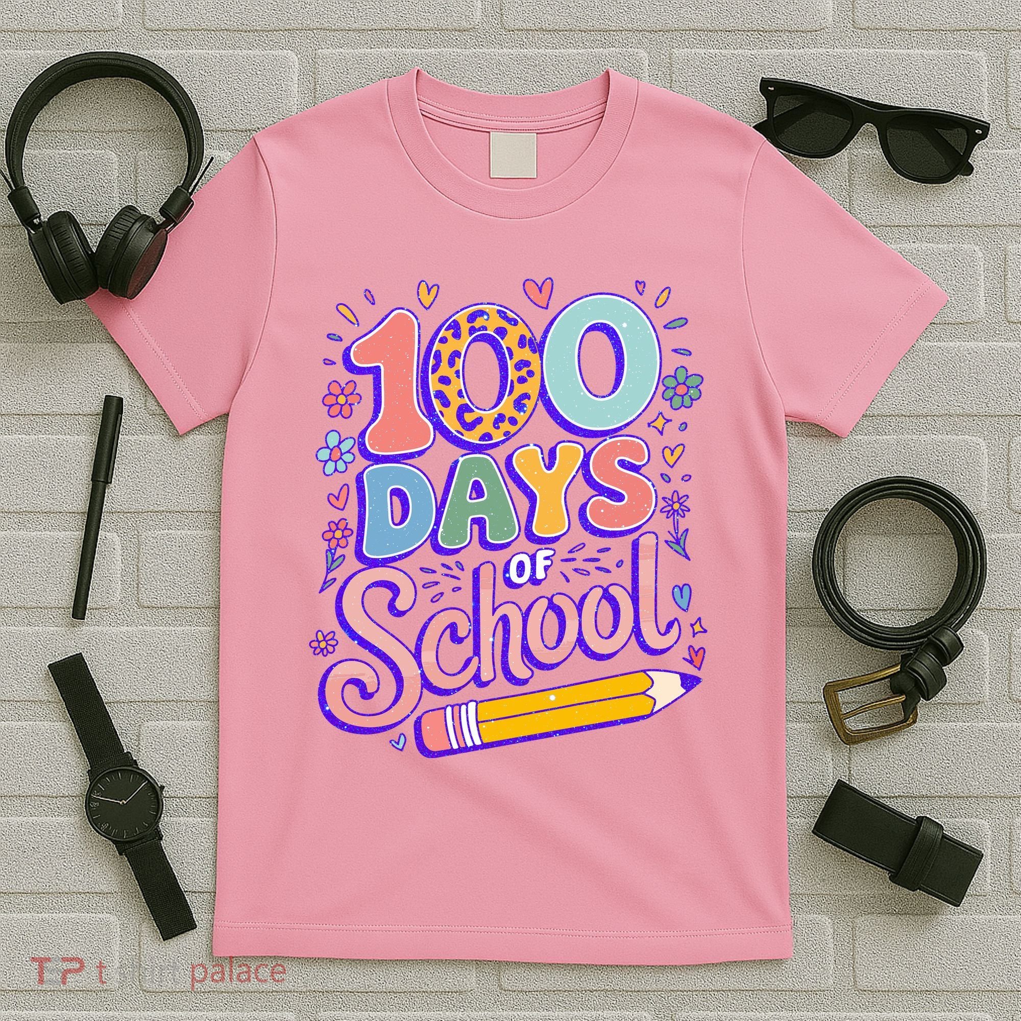 Cute 100 Days Of School T-Shirt