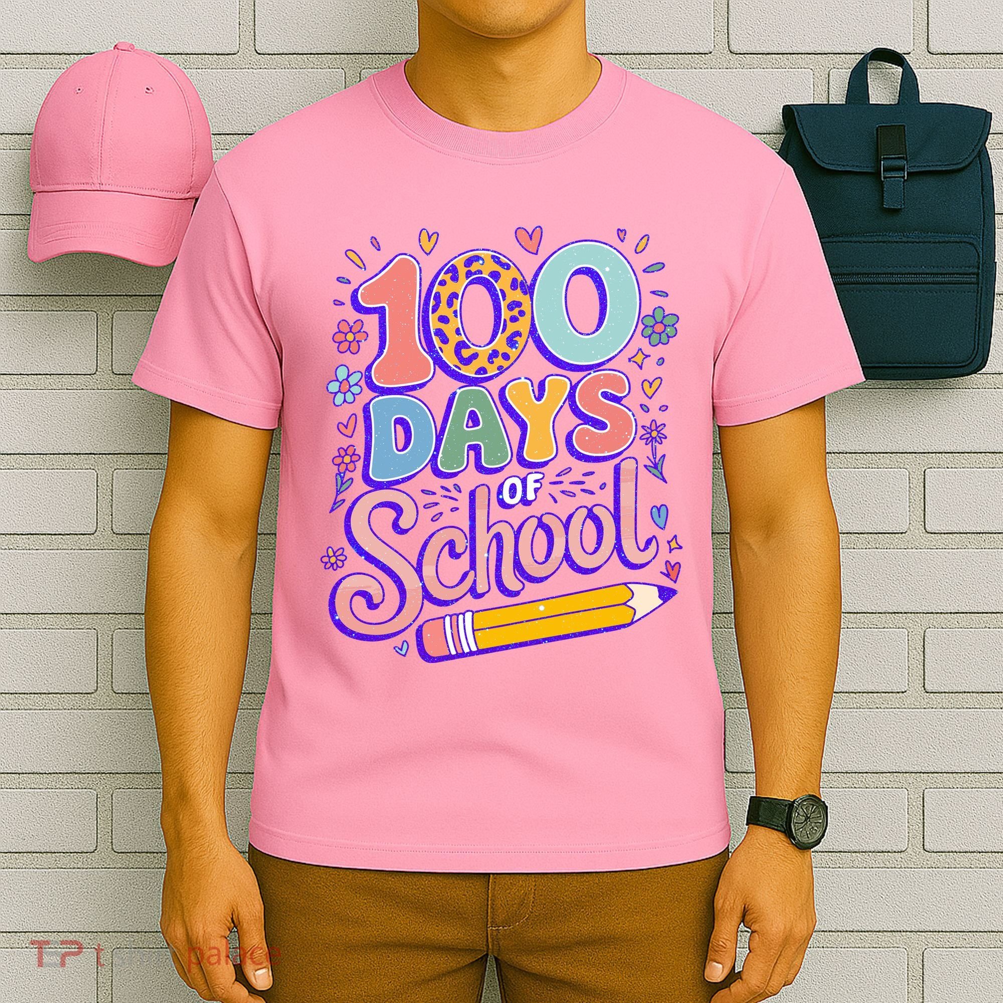 Cute 100 Days Of School T-Shirt