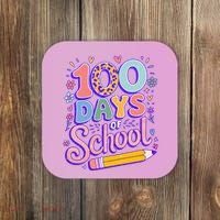 Cute 100 Days Of School Coaster thumb 0