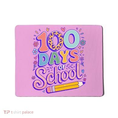 Cute 100 Days Of School Mousepad