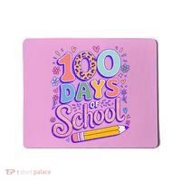 Cute 100 Days Of School Mousepad thumb 0