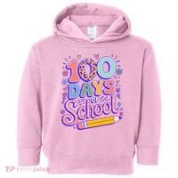 Cute 100 Days Of School Toddler Hoodie thumb 0