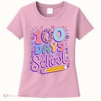 Cute 100 Days Of School Women's T-Shirt thumb 0