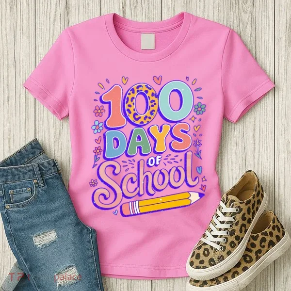 Cute 100 Days Of School Women's T-Shirt