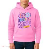 Cute 100 Days Of School Kids Hoodie thumb 4