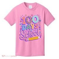 Cute 100 Days Of School Kids T-Shirt thumb 0