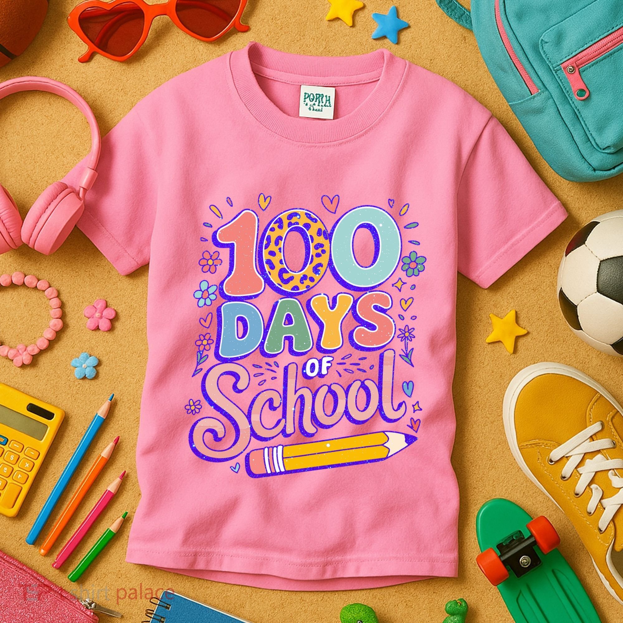 Cute 100 Days Of School Kids T-Shirt