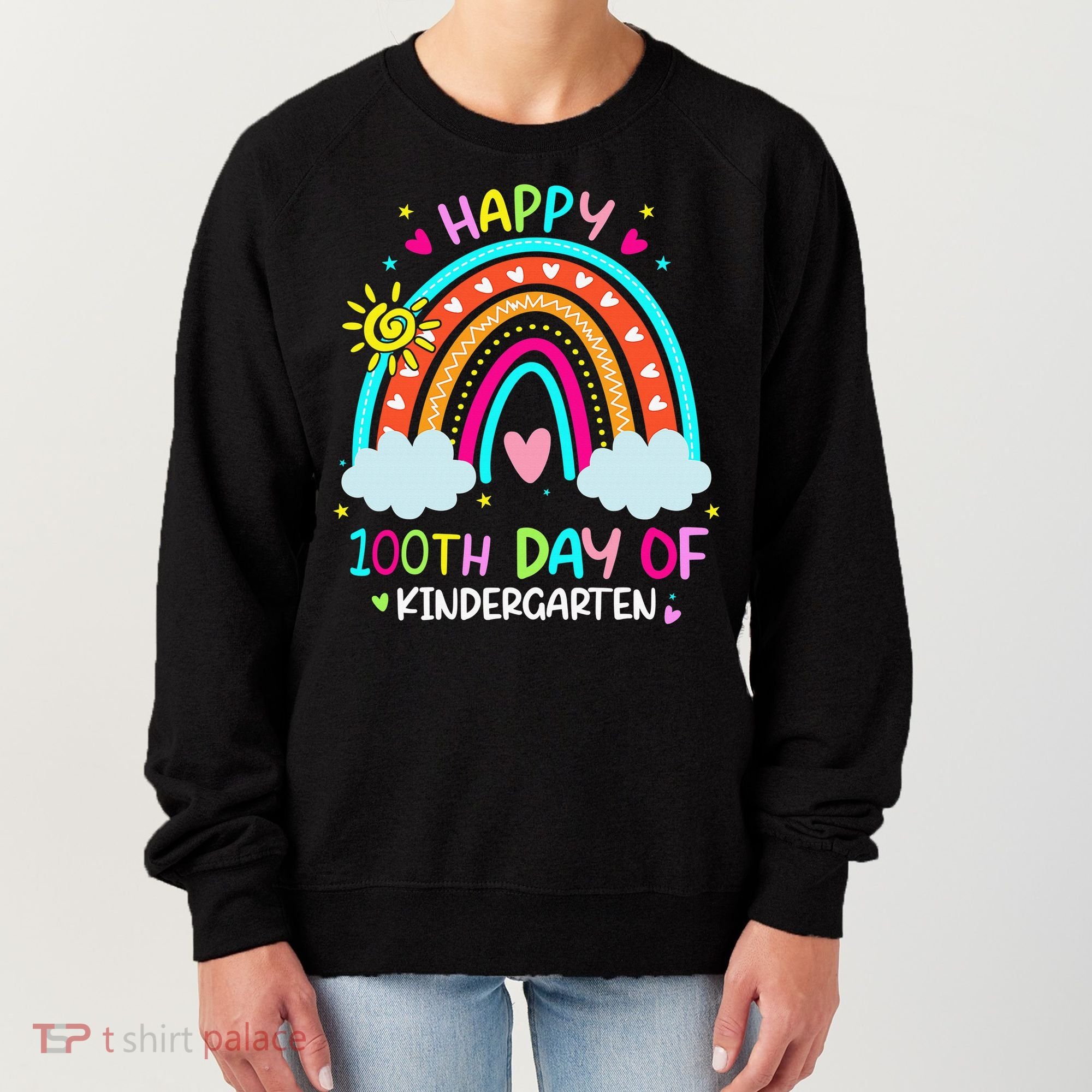 Cute 100th Day Of Kindergarten 100 Days Smarter Women's Sweatshirt