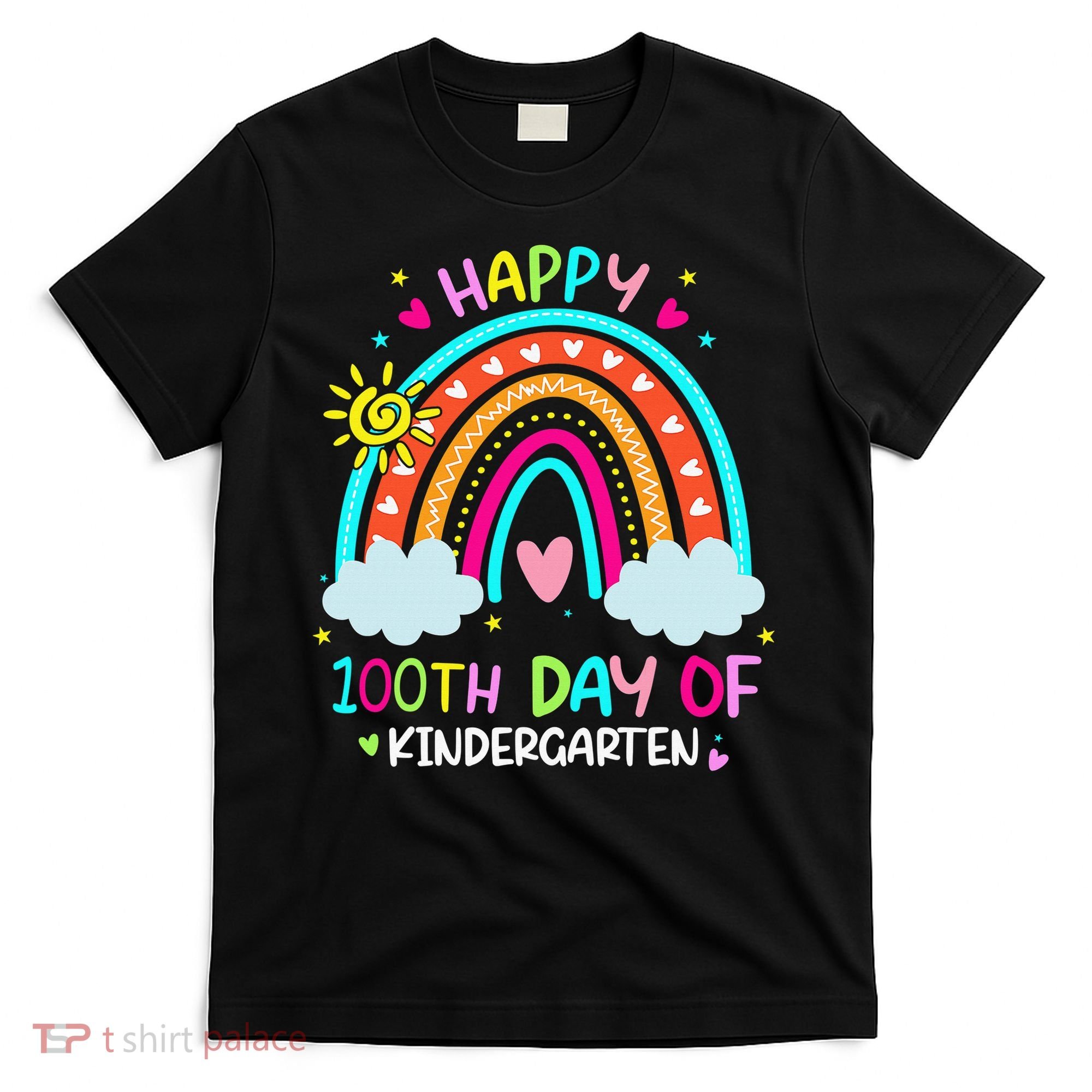 Cute 100th Day Of Kindergarten 100 Days Smarter T-Shirt