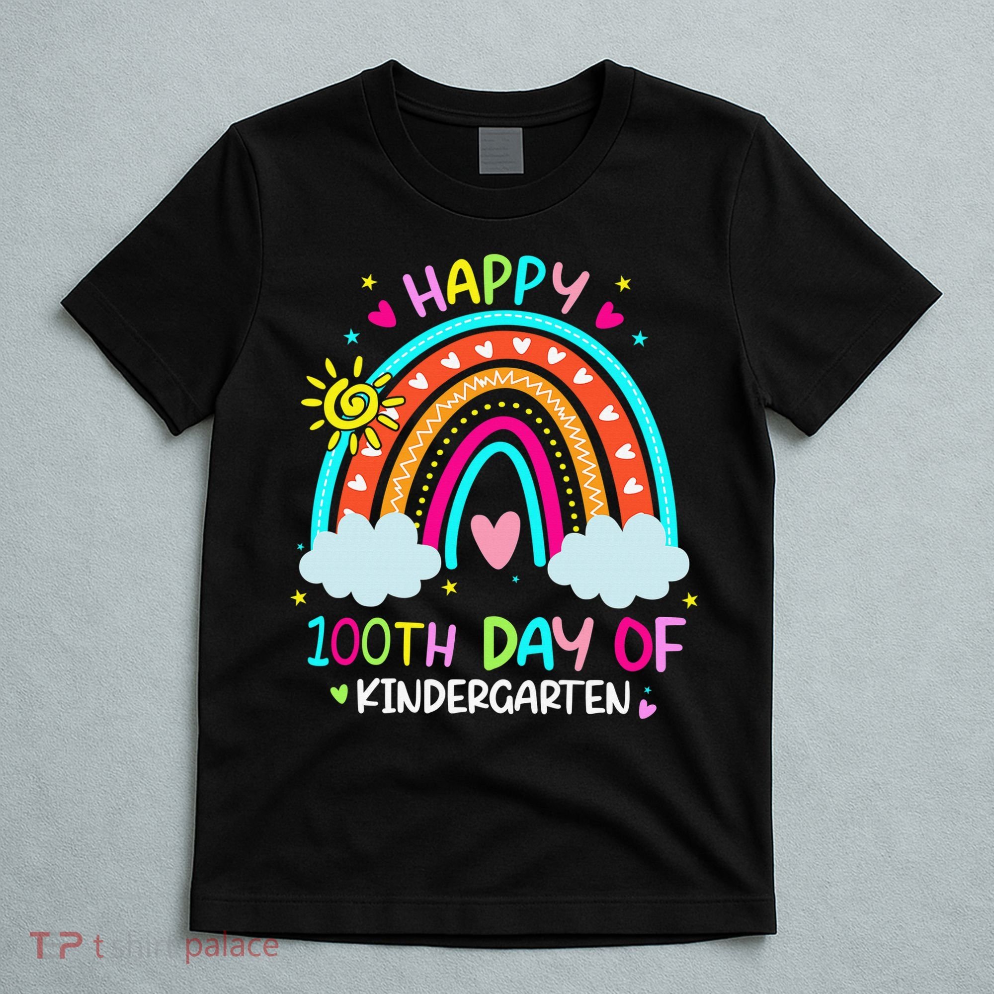 Cute 100th Day Of Kindergarten 100 Days Smarter T-Shirt