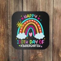 Cute 100th Day Of Kindergarten 100 Days Smarter Coaster thumb 0