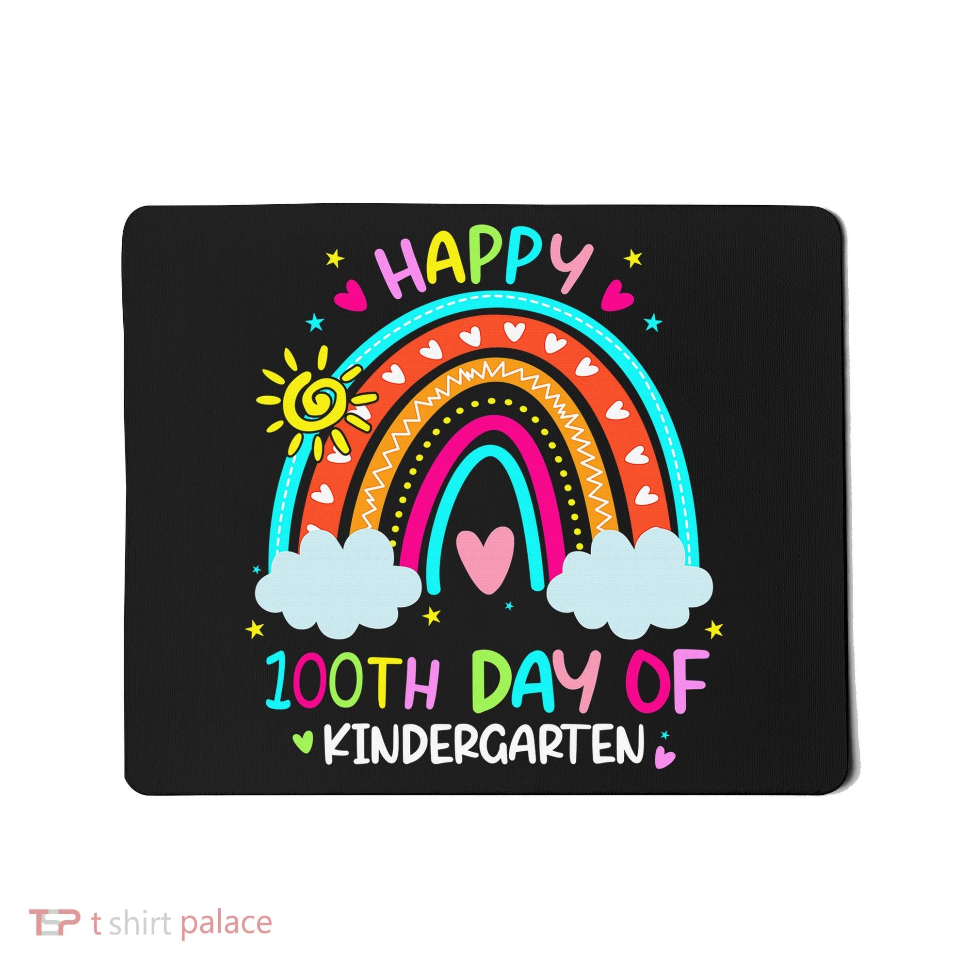 Cute 100th Day Of Kindergarten 100 Days Smarter Mousepad