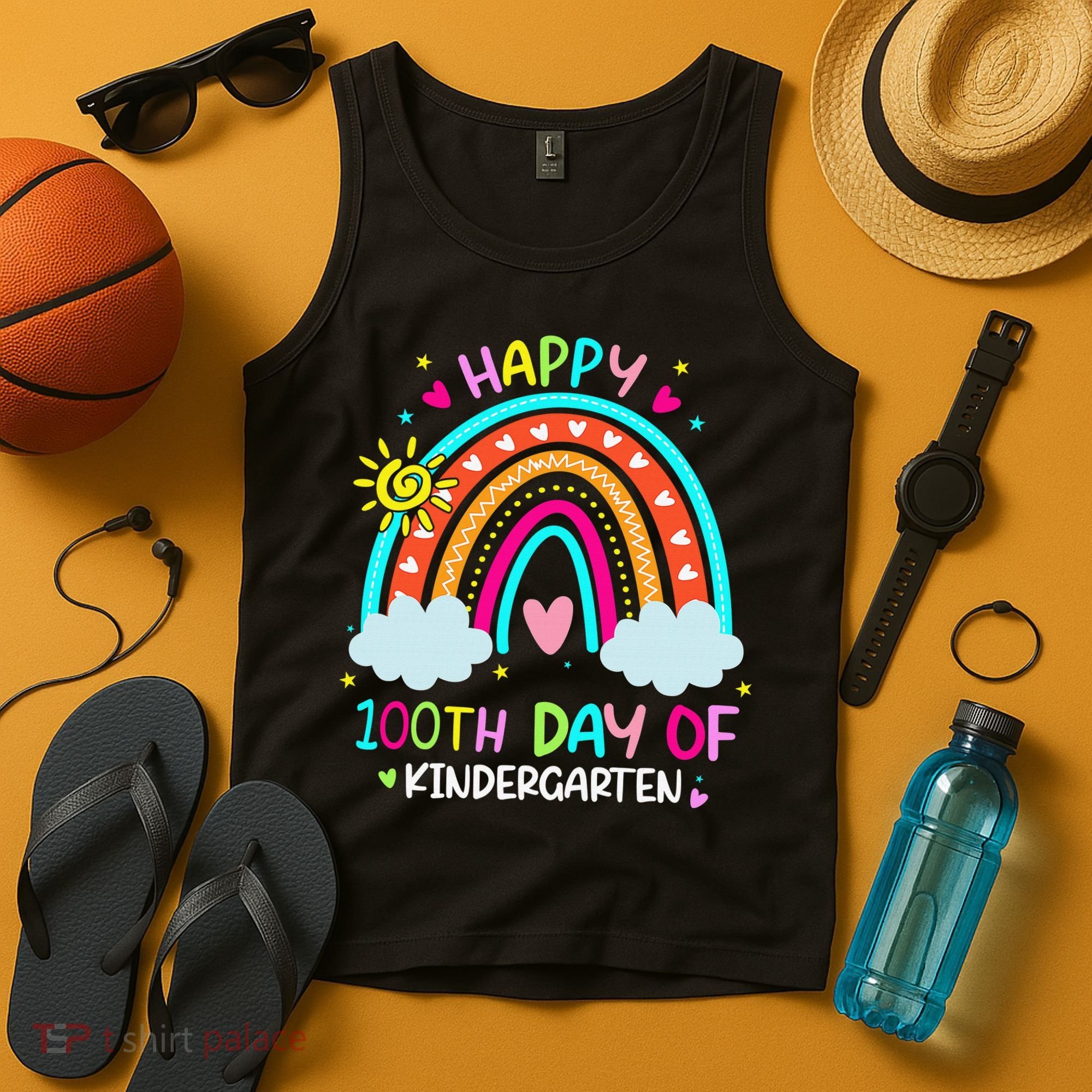Cute 100th Day Of Kindergarten 100 Days Smarter Tank Top