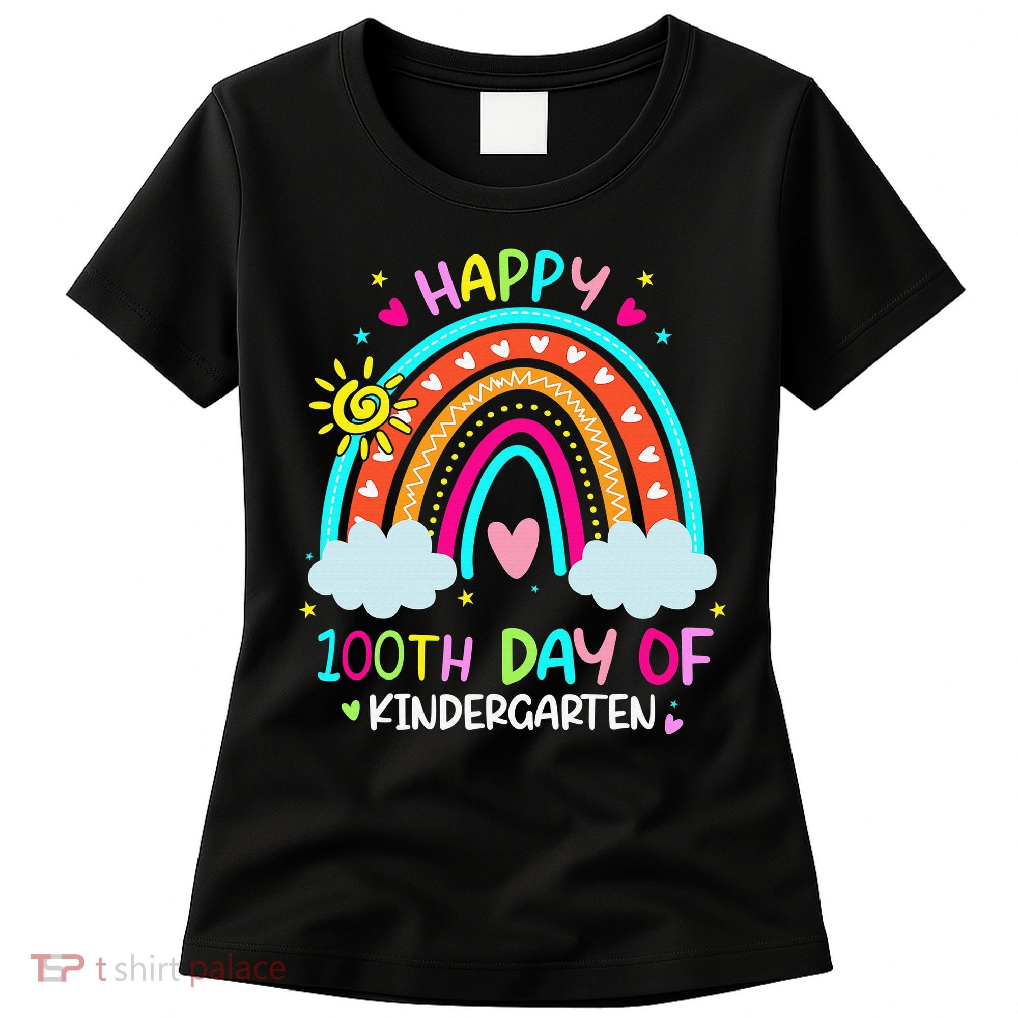 Cute 100th Day Of Kindergarten 100 Days Smarter Women's T-Shirt