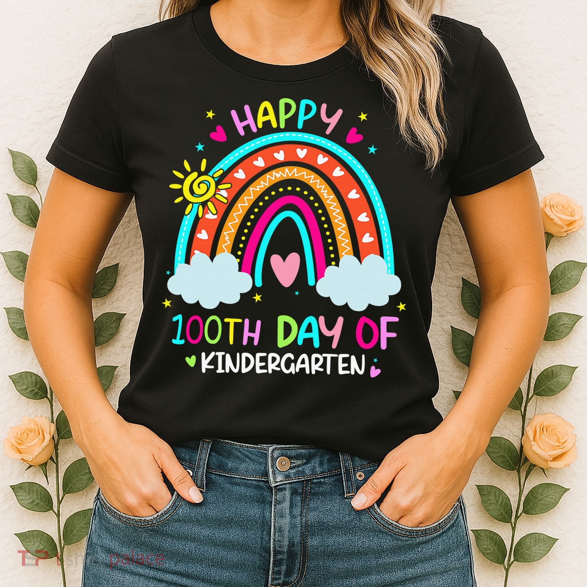 Cute 100th Day Of Kindergarten 100 Days Smarter Women's T-Shirt