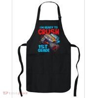 Crush 1st Grade Monster Truck Kids Back To School Apron thumb 0