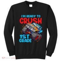 Crush 1st Grade Monster Truck Kids Back To School Sweatshirt thumb 0