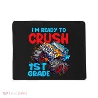 Crush 1st Grade Monster Truck Kids Back To School Mousepad thumb 0