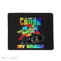 Crush 1st Grade Dinosaur Monster Truck Back to School Mousepad thumb 0