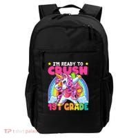 Crush 1st Grade Dabbing Unicorn Back To School Gift Backpack thumb 0