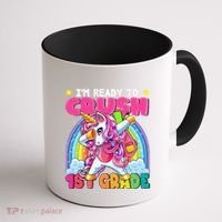 Crush 1st Grade Dabbing Unicorn Back To School Gift Coffee Mug thumb 1