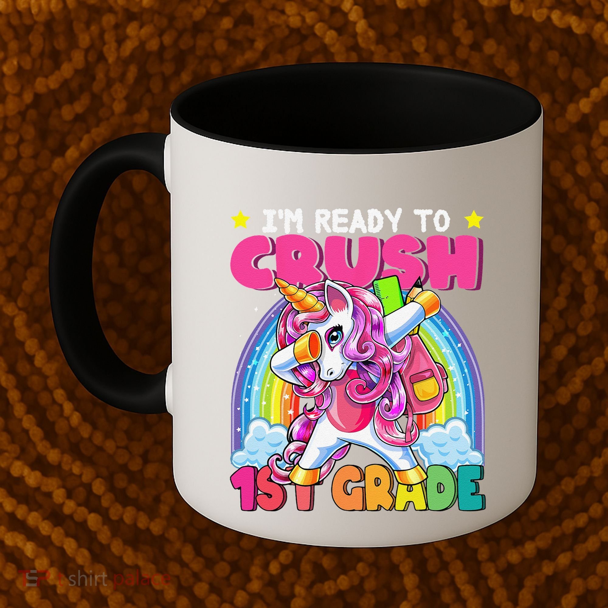 Crush 1st Grade Dabbing Unicorn Back To School Gift Coffee Mug